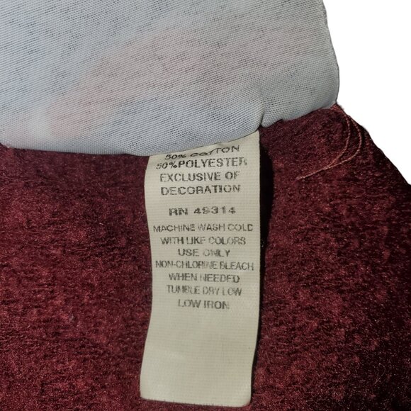 VTG Champion ASU Sweatshirt Men's M Maroon Embroidered Arizona State Spellout - Picture 6 of 6